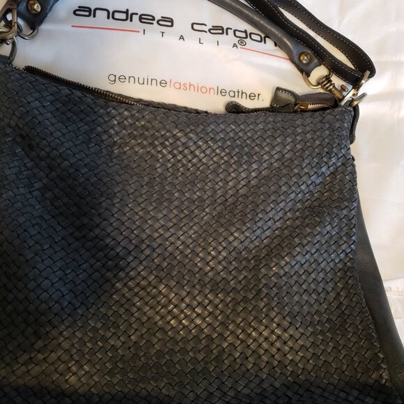 Genuine leather Andrea Cardone purse - Picture 2 of 13